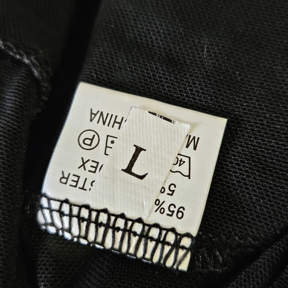 Sequin TRUE LOVE Mermaid Graphic Black Sheer Top Mini Dress Cover-up Large Rave - Picture 5 of 5